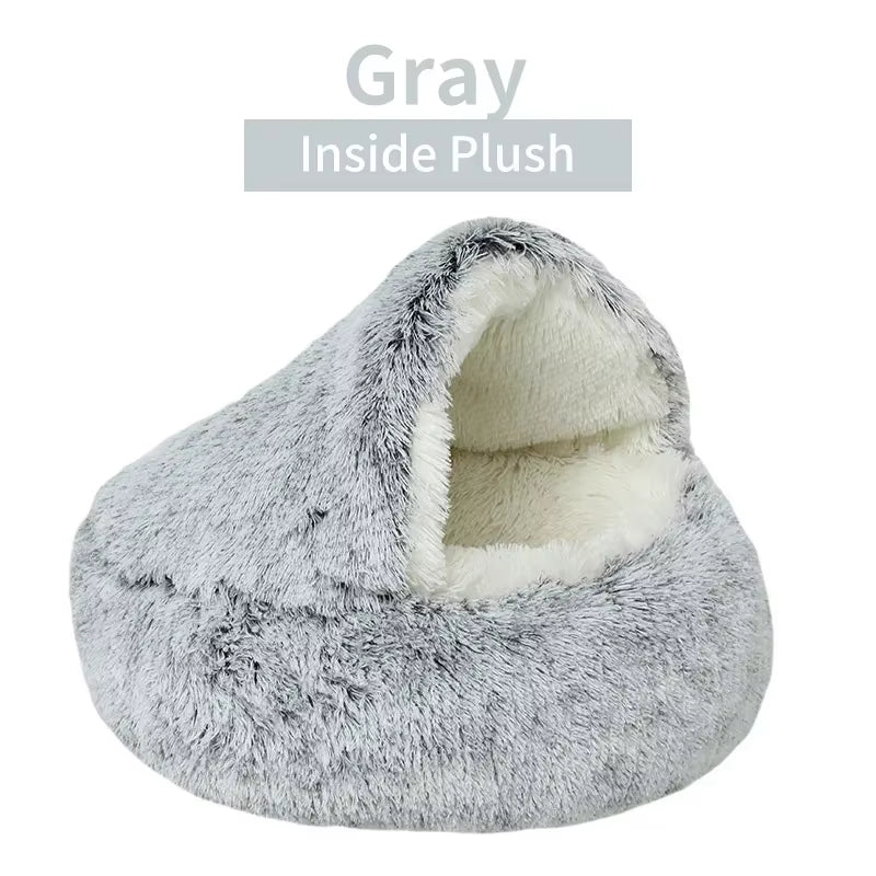 Winter Plush Pet Bed 