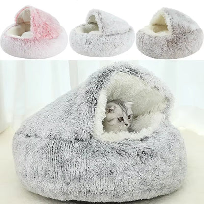 Winter Plush Pet Bed 