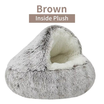 Winter Plush Pet Bed 