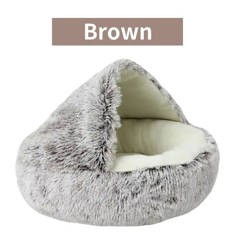 Winter Plush Pet Bed 