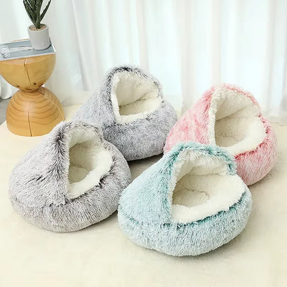 Winter Plush Pet Bed 