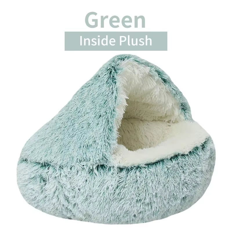 Winter Plush Pet Bed 